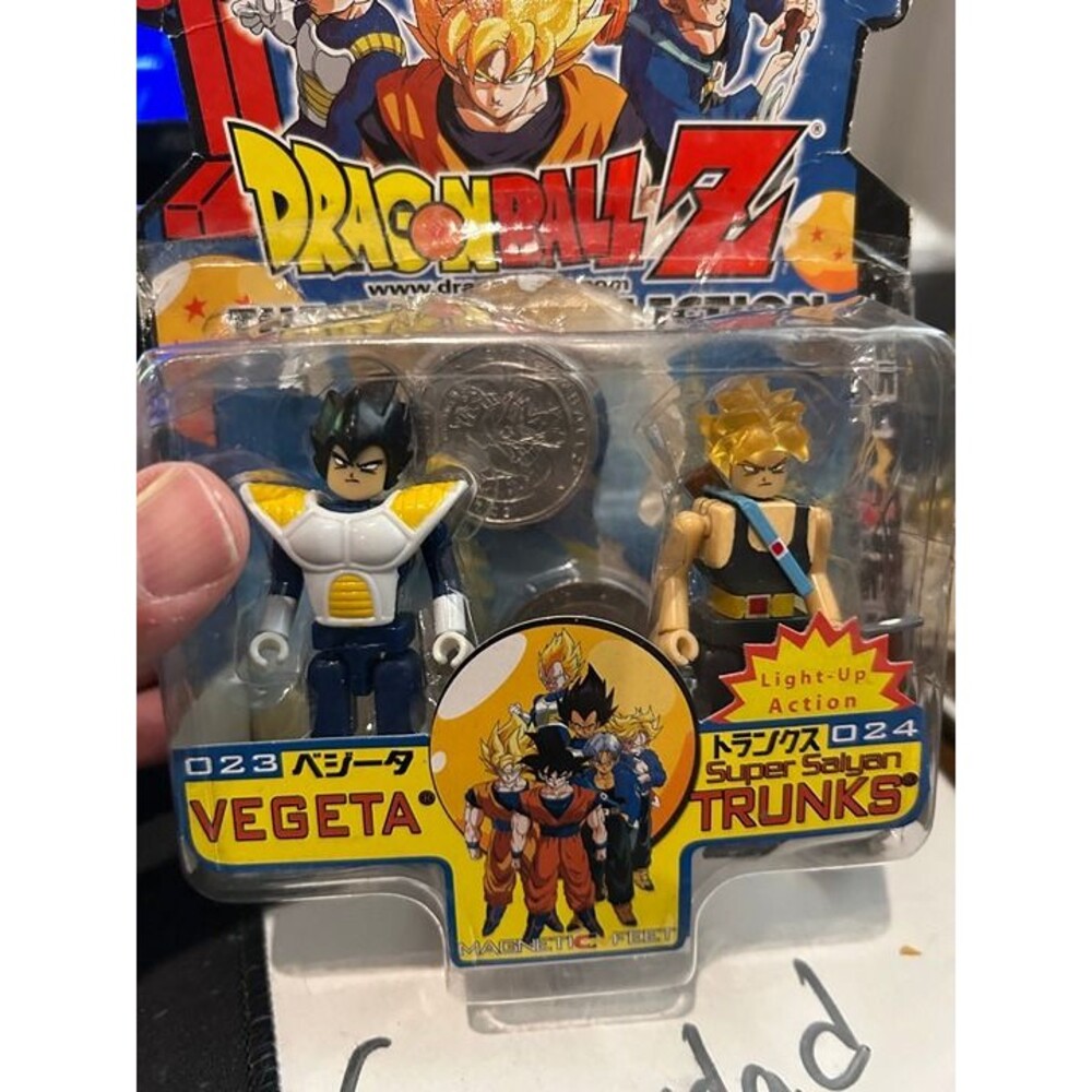 Toyami - Funimation 2002 DBZ DragonBall Z The I-Men Vegeta & Super Saiyan Trunks